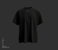 Μαύρο Casual T-shirt Limited Edition Anoxia – 100% Βαμβακερό